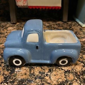 Ceramic Mini Blue Truck